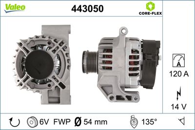 Alternator VALEO 443050