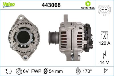 Alternator VALEO 443068