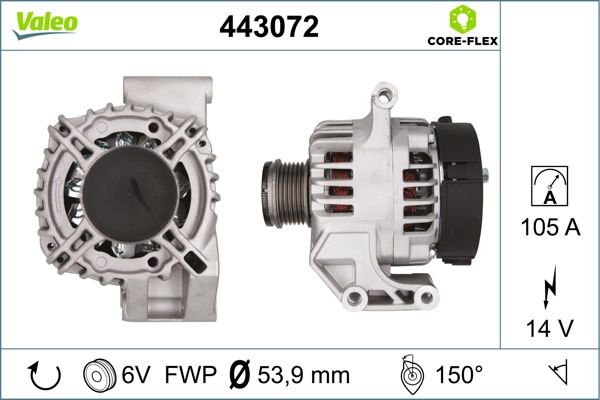 VALEO 443072 Alternator