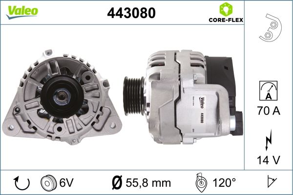 VALEO 443080 Alternator