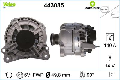 Alternator VALEO 443085