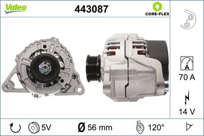 Alternator VALEO 443087
