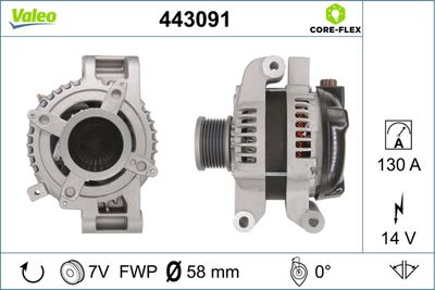 Alternator VALEO 443091