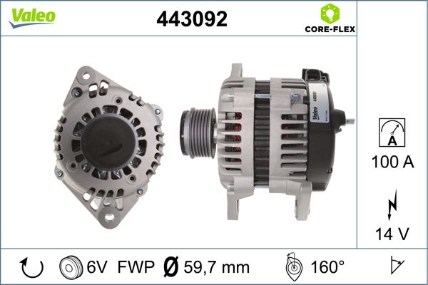 VALEO 443092 Alternator