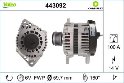 Alternator VALEO 443092