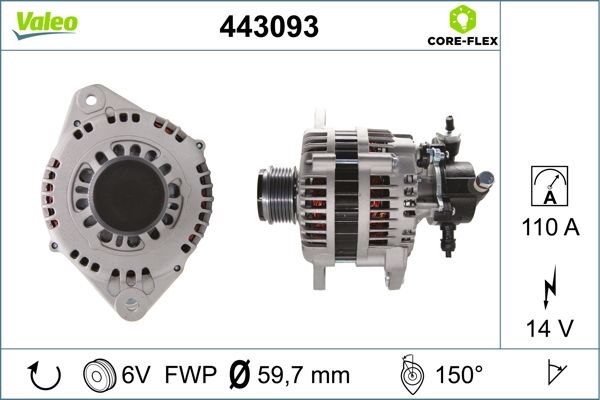 VALEO 443093 Alternator