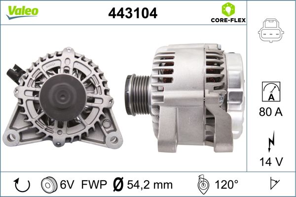 VALEO 443104 Alternator