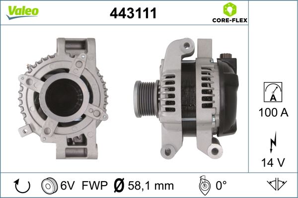 VALEO 443111 Alternator
