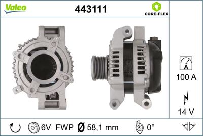 Alternator VALEO 443111