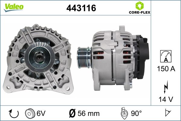 VALEO 443116 Alternator