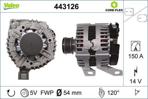 VALEO 443126 Alternator