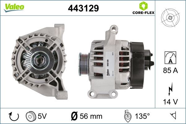 VALEO 443129 Alternator