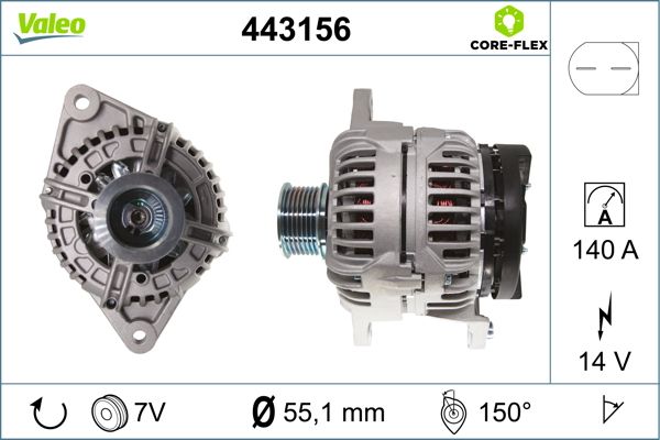 VALEO 443156 Alternator