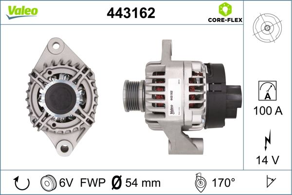 VALEO 443162 Alternator