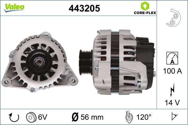 VALEO 443205 Alternator