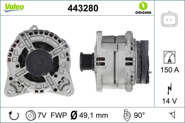 VALEO 443280 Alternator