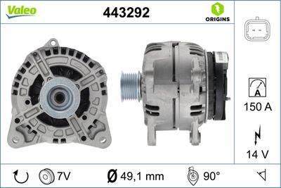 Alternator VALEO 443292