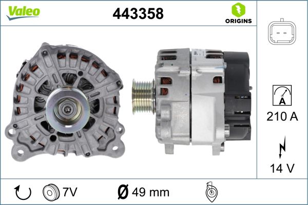 VALEO 443358 Alternator