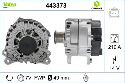 Alternator VALEO 443373