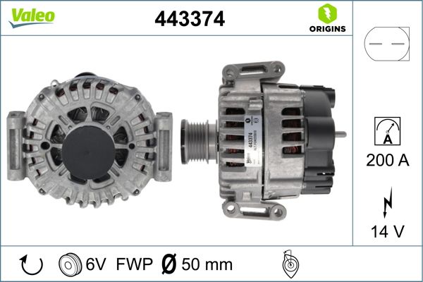 VALEO 443374 Alternator