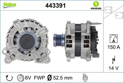 Alternator VALEO 443391