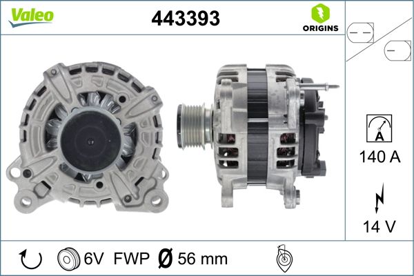 VALEO 443393 Alternator