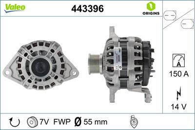 Alternator VALEO 443396