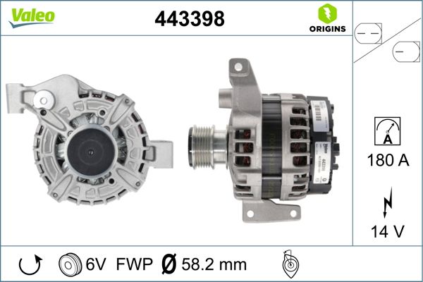 VALEO 443398 Alternator