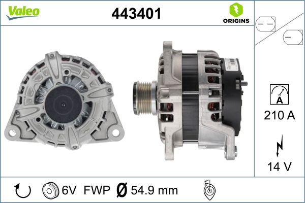 VALEO 443401 Alternator