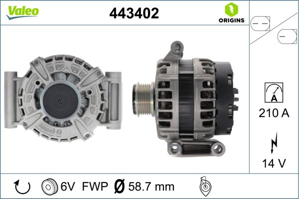 VALEO 443402 Alternator