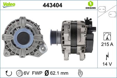Alternator VALEO 443404