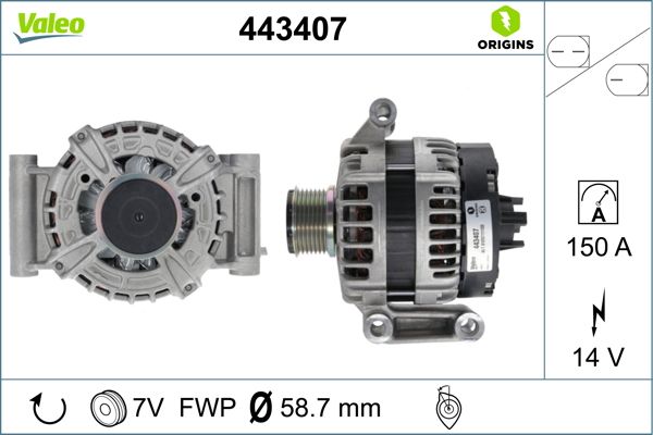 VALEO 443407 Alternator