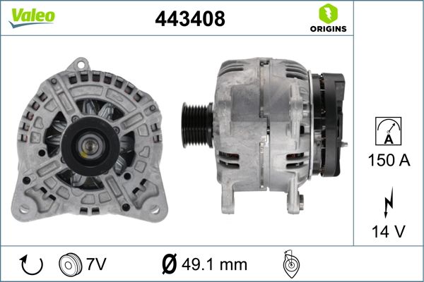 VALEO 443408 Alternator