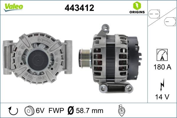 VALEO 443412 Alternator