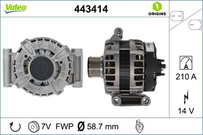 Alternator VALEO 443414
