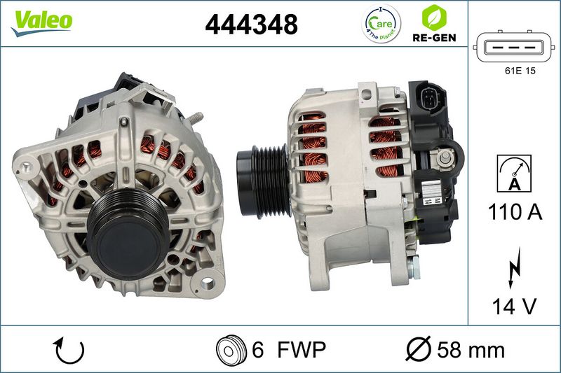VALEO 444348 Alternator