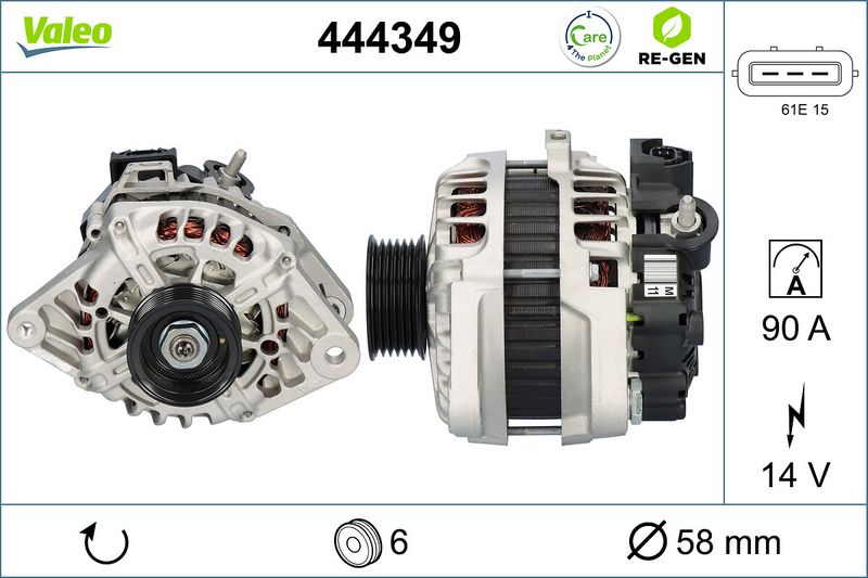 VALEO 444349 Alternator