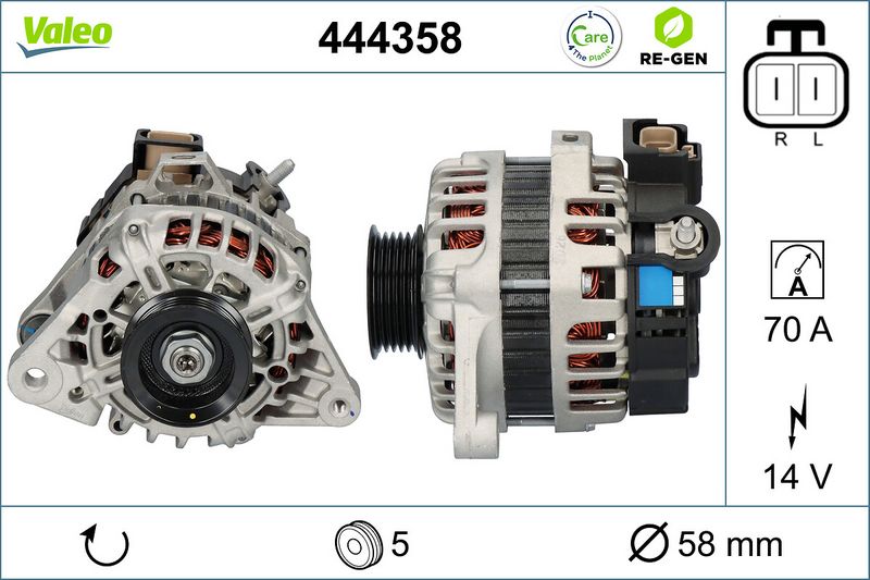 VALEO 444358 Alternator