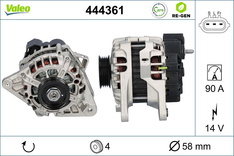 VALEO 444361 Alternator