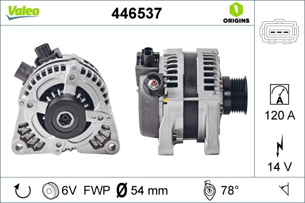 VALEO 446537 Alternator