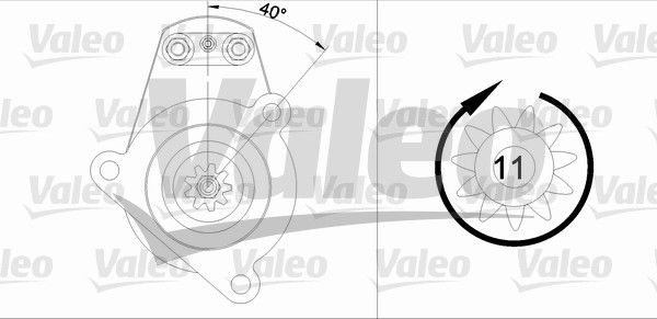 VALEO 455522 Starter