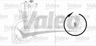 Starter VALEO 455567