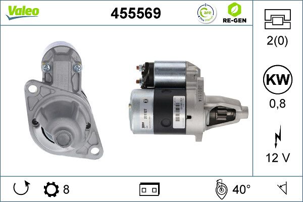 VALEO 455569 Starter