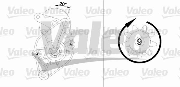 VALEO 455594 Starter