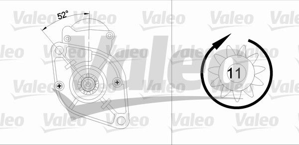 VALEO 455595 Starter
