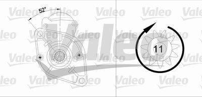 Starter VALEO 455595