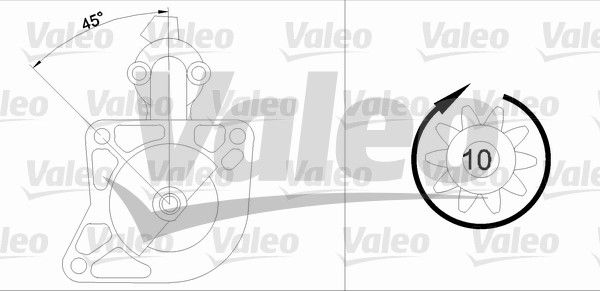 VALEO 455605 Starter