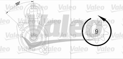 Starter VALEO 455625