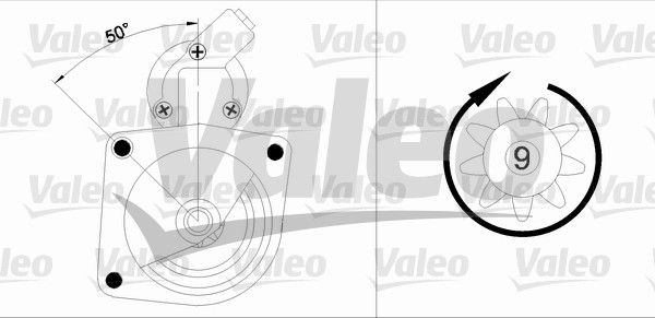 VALEO 455626 Starter