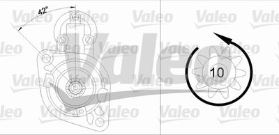 Starter VALEO 455675